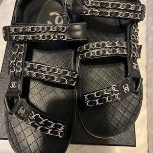 Lambskin sandals
